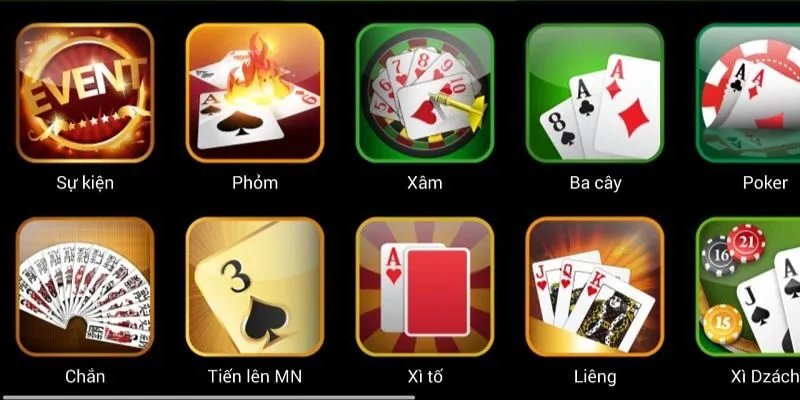 Game bài 8kbet mang đến nhiều lựa chọn cá cược thú vị